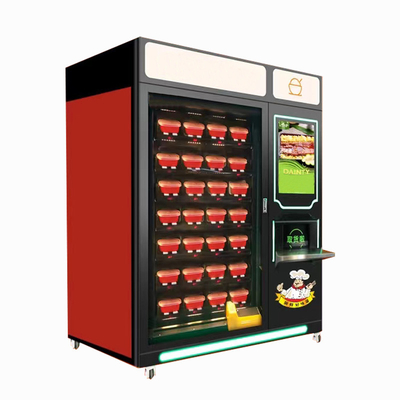 YUYANG Hot Food Candy Vending Machine Gumball Street سميكة آلة اهتزاز الخزانة بقيادة